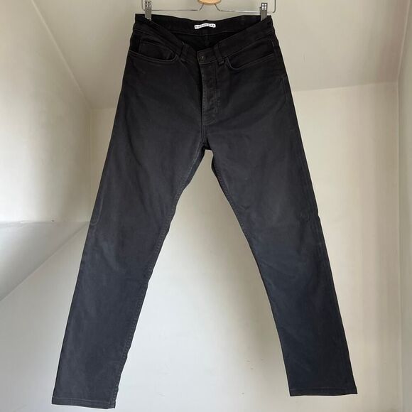 Homecore Gray Mens Jeans Pants Straight Skinny Leg Button Fly Gray Size 31 - Picture 1 of 9
